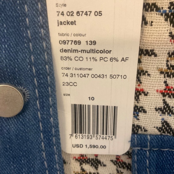 Akris Punto Houndstooth Jacquard Jacket New size 10 - Picture 10 of 10